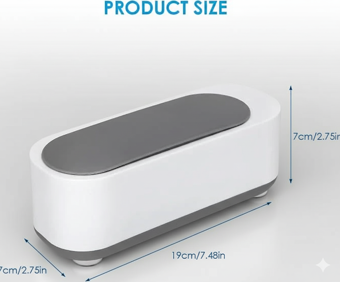Mini Ultrasonic Jewelry Cleaner Machine