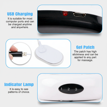 Neck Massager Portable Cordless Equipment Wireless Electric Vibrating