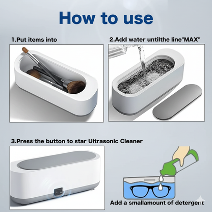 Mini Ultrasonic Jewelry Cleaner Machine