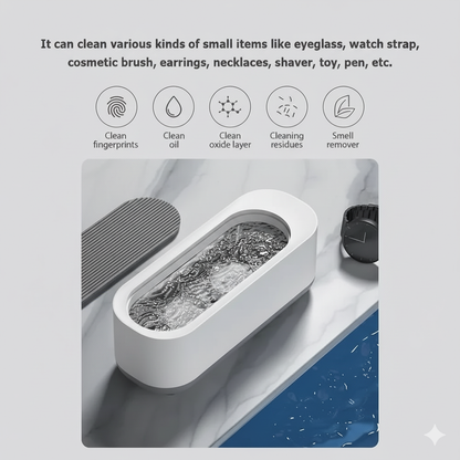 Mini Ultrasonic Jewelry Cleaner Machine