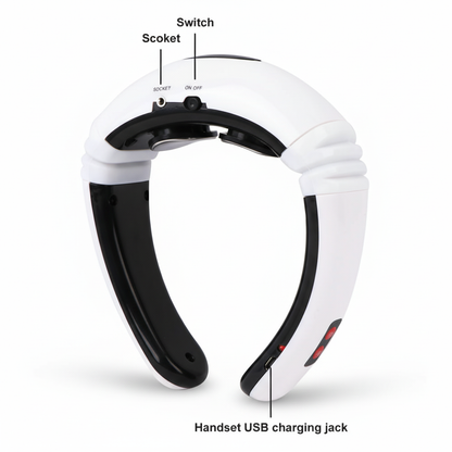 Neck Massager Portable Cordless Equipment Wireless Electric Vibrating