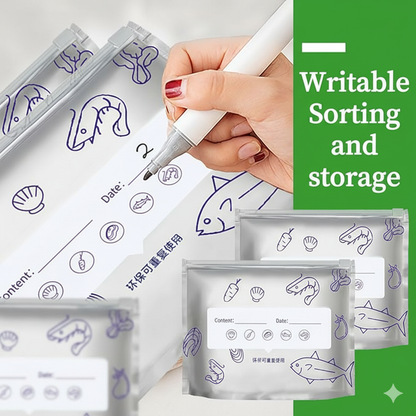 Reusable Aluminum Foil Sealable Storage Bags (Pack of 20)